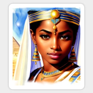 Nubian Egyptian Princess Sticker